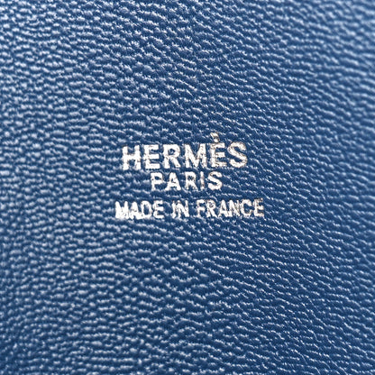 Hermes Chevre De Coromandel Escapade Tote Bleu De Prusse 6 of 11