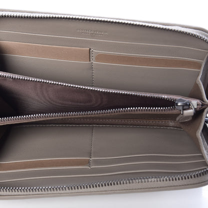 Bottega Veneta Nappa Intrecciato Zip Around Wallet Fume 5 of 6