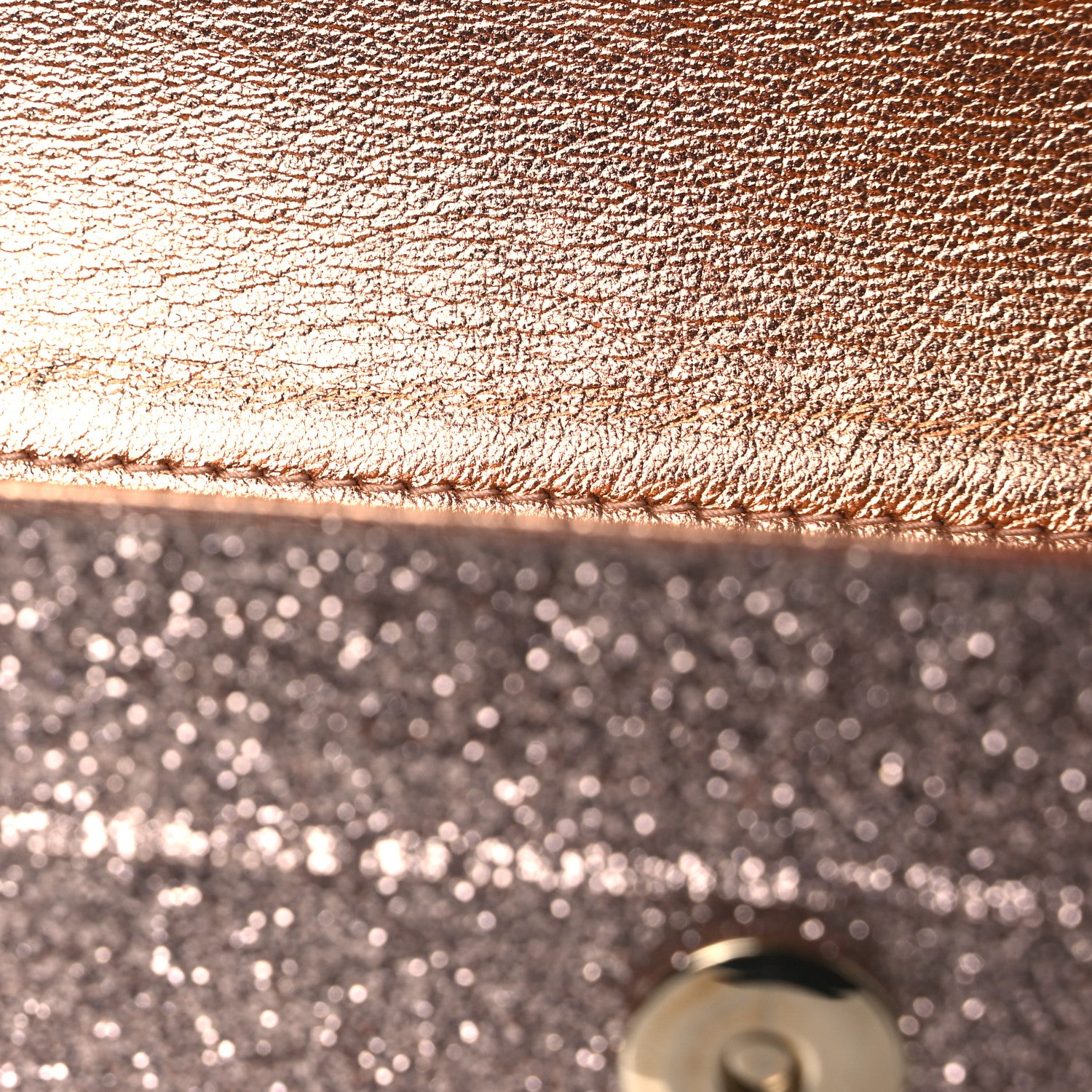 Jimmy Choo Acrylic Glitter Sweetie Clutch Rose Gold 11 of 13