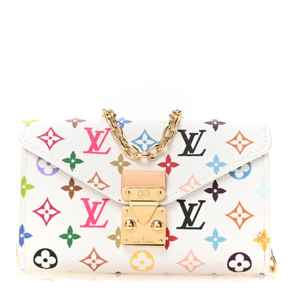 Louis Vuitton LV X TM Monogram Multicolor Pouch Metis Belt White 1 of 10