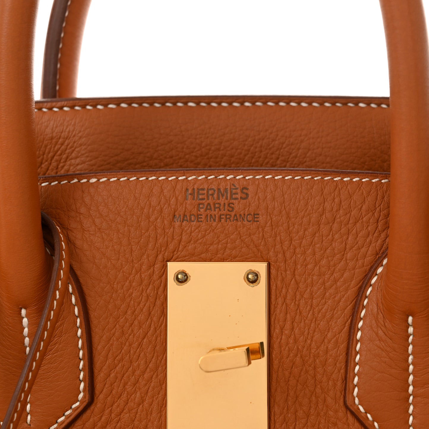 Taurillon Clemence HAC Travel Birkin 55 Gold