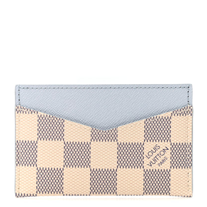 Louis Vuitton Damier Azur Daily Card Holder Olympe Blue 1 of 7