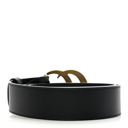Gucci Calfskin Double G 40mm Belt 75 30 Black 2 of 7