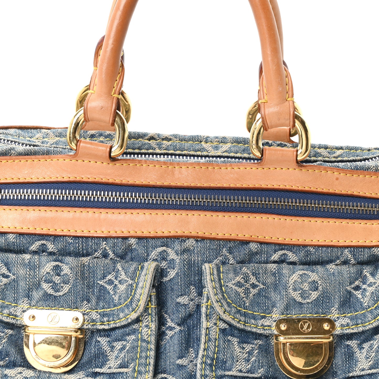 Monogram Denim Neo Speedy Blue