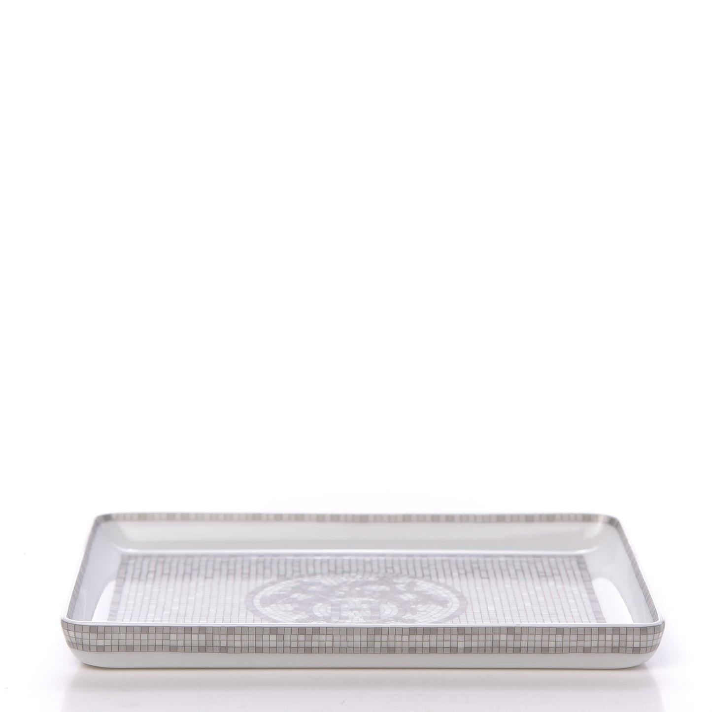 Porcelain Mosaique Au 24 Sushi Plate Platine