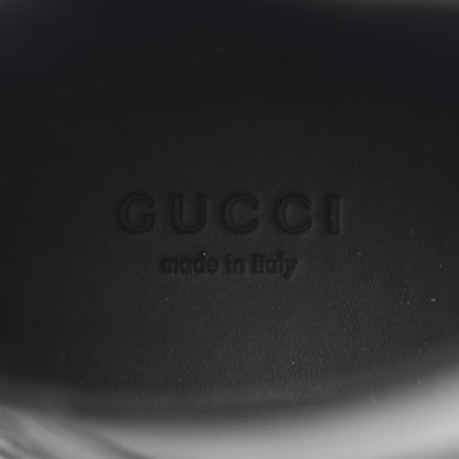 Gucci Canvas Calfskin GG Supreme Ankle Boots 39 Black 7 of 16