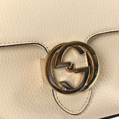 Gucci Dollar Calfskin Interlocking G Crossbody Bag Ivoire 12 of 12