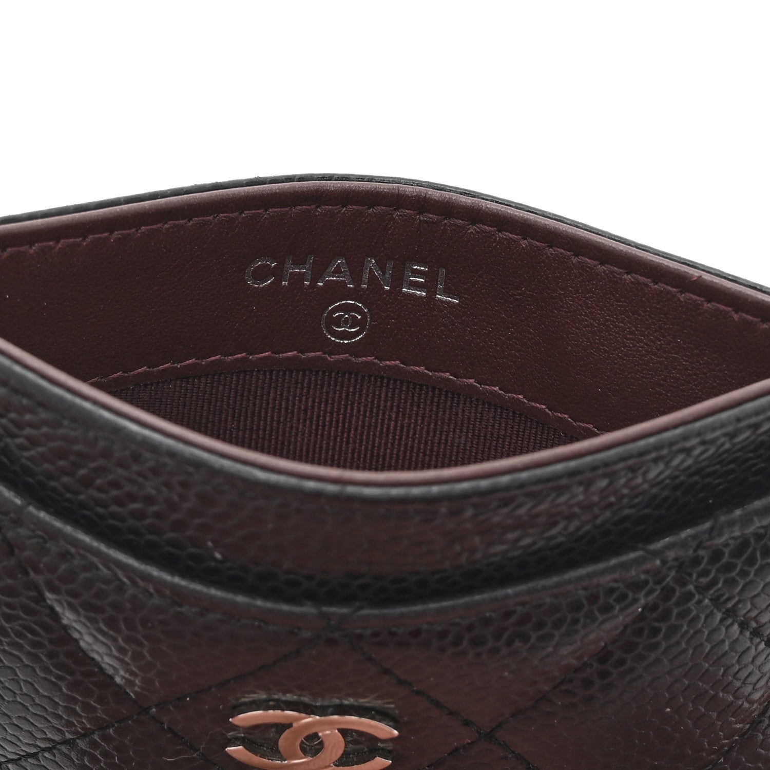 Chanel Caviar Quilted Card Holder Black 6 of 9