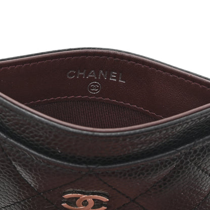Chanel Caviar Quilted Card Holder Black 6 of 9