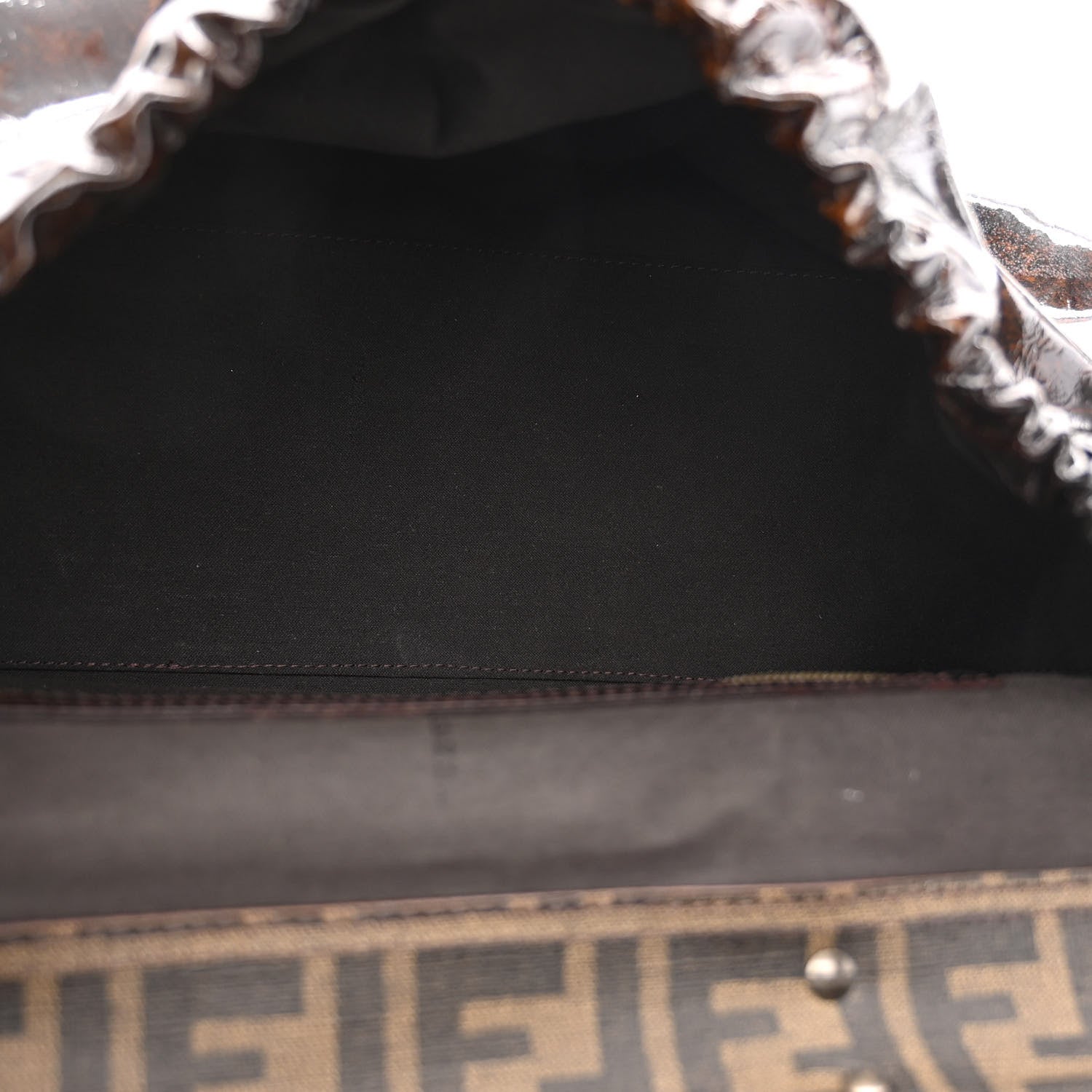 Fendi Patent Large Magic Bag Brown Tobacco 5 of 9