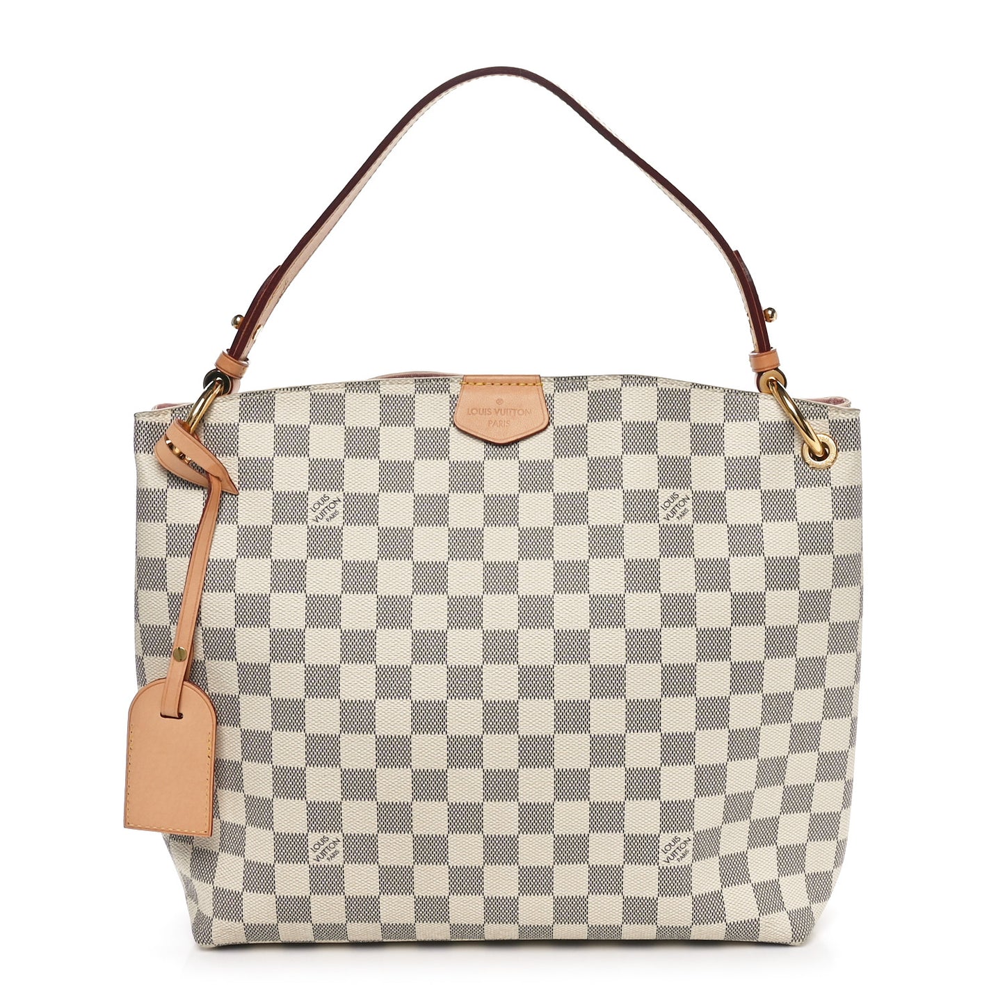 Damier Azur Graceful PM Rose Ballerine