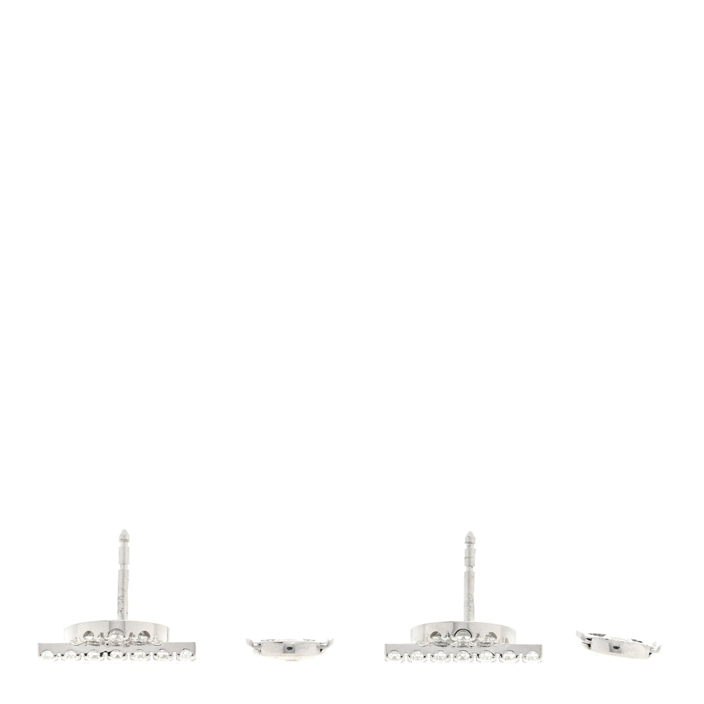 18K White Gold Diamond Finesse Earrings