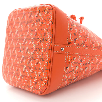 Goyard Goyardine Petit Flot Bucket Bag PM Orange 10 of 11