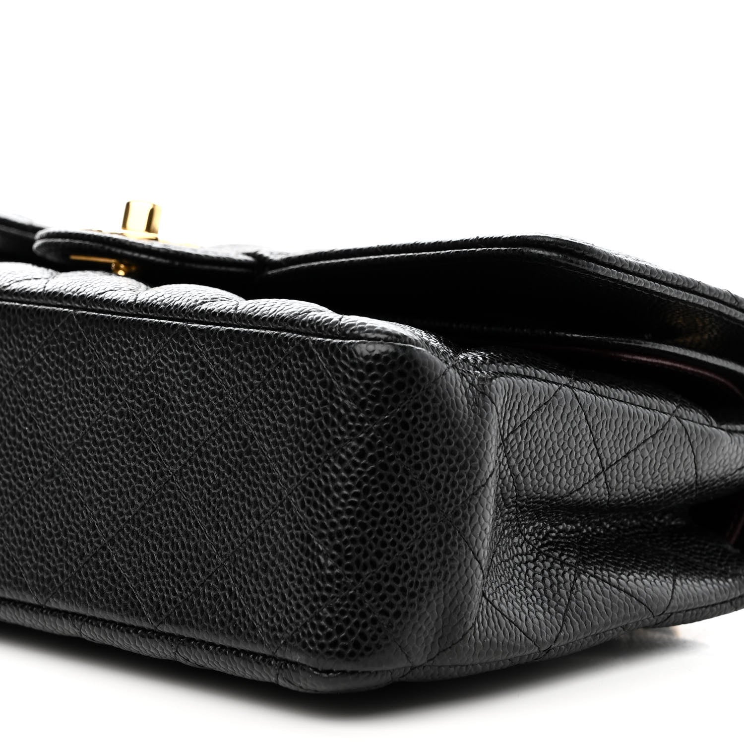 Chanel Caviar Quilted Medium Double Flap Black 10 of 11