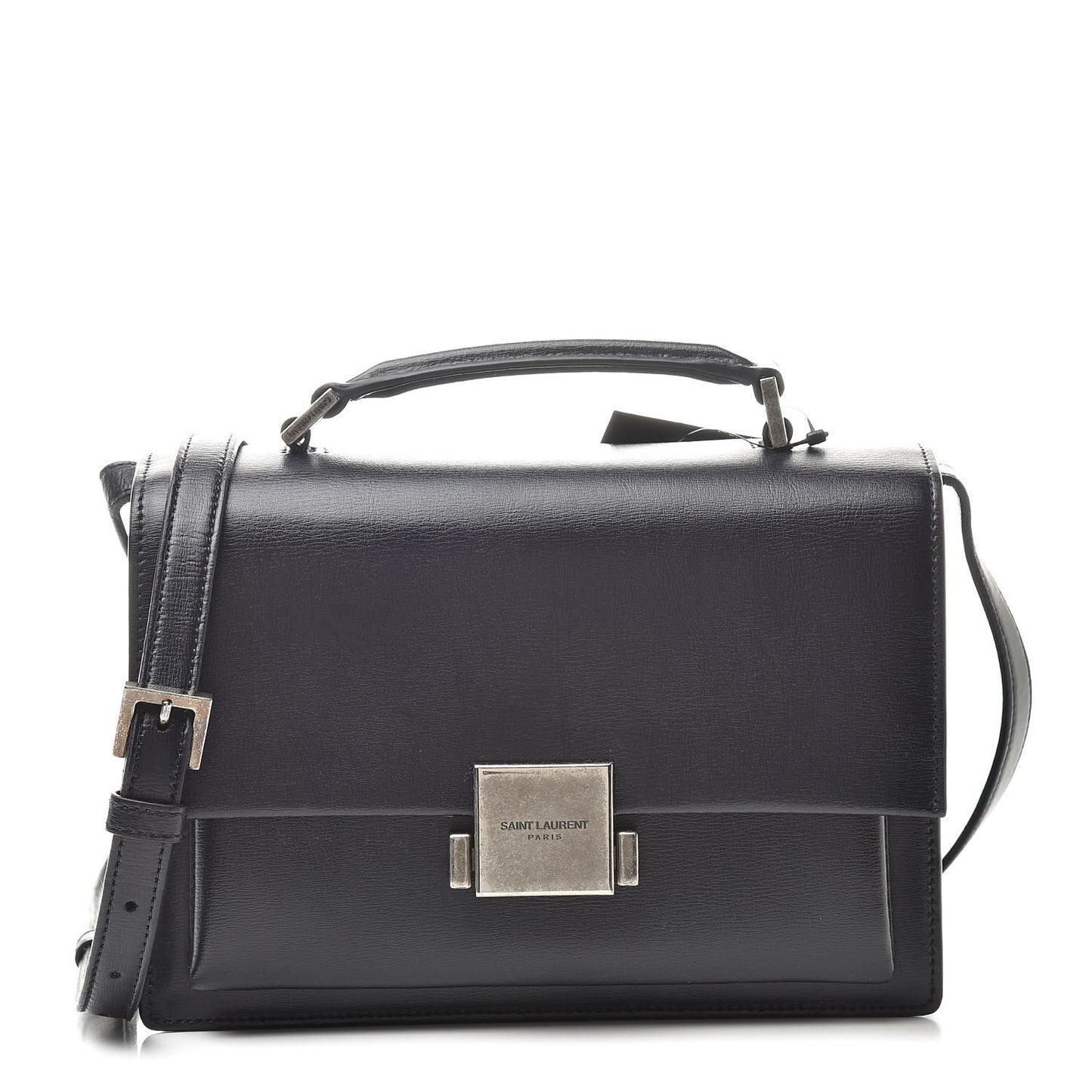 Calfskin Medium Bellechasse Satchel Navy