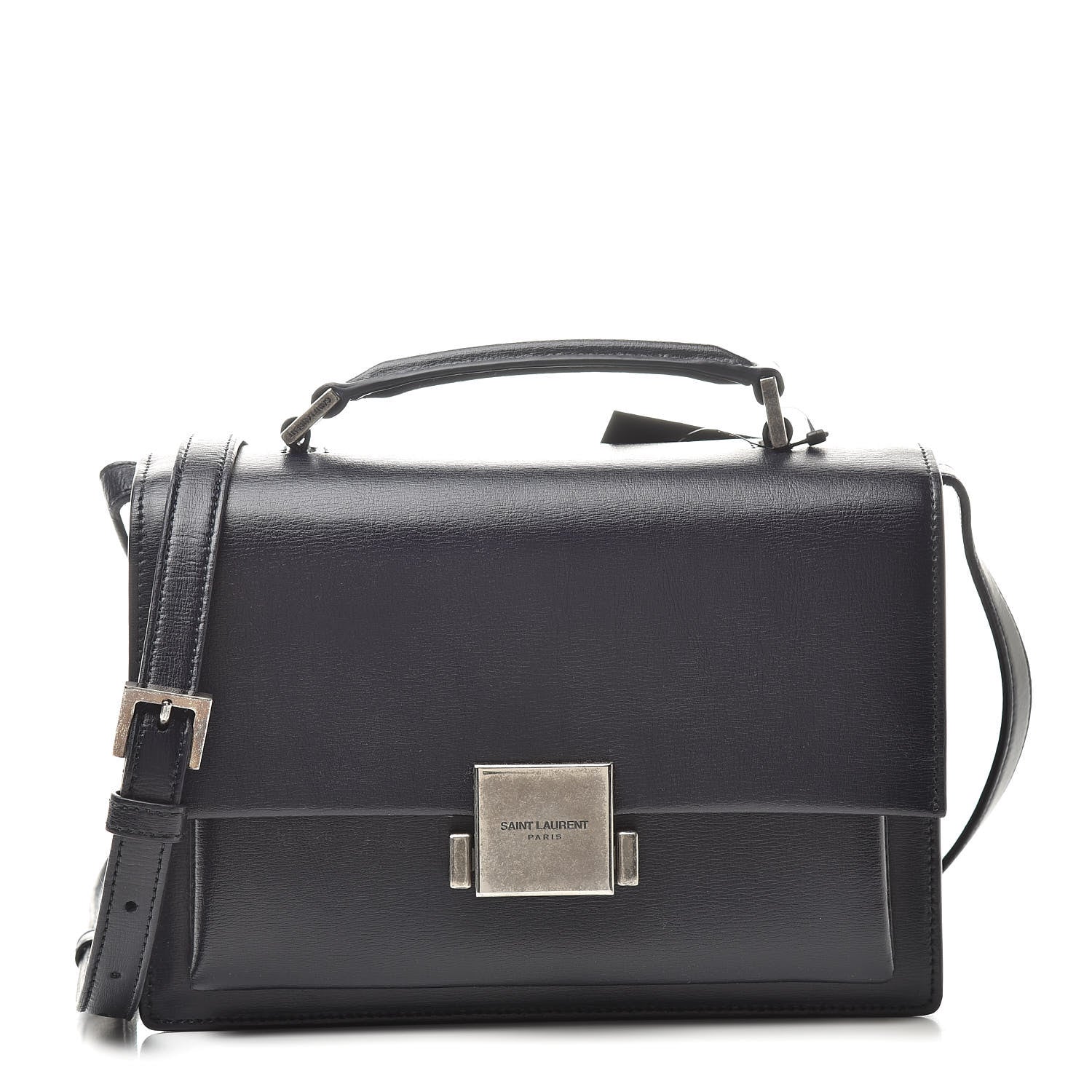 Saint Laurent Calfskin Medium Bellechasse Satchel Navy 1 of 14