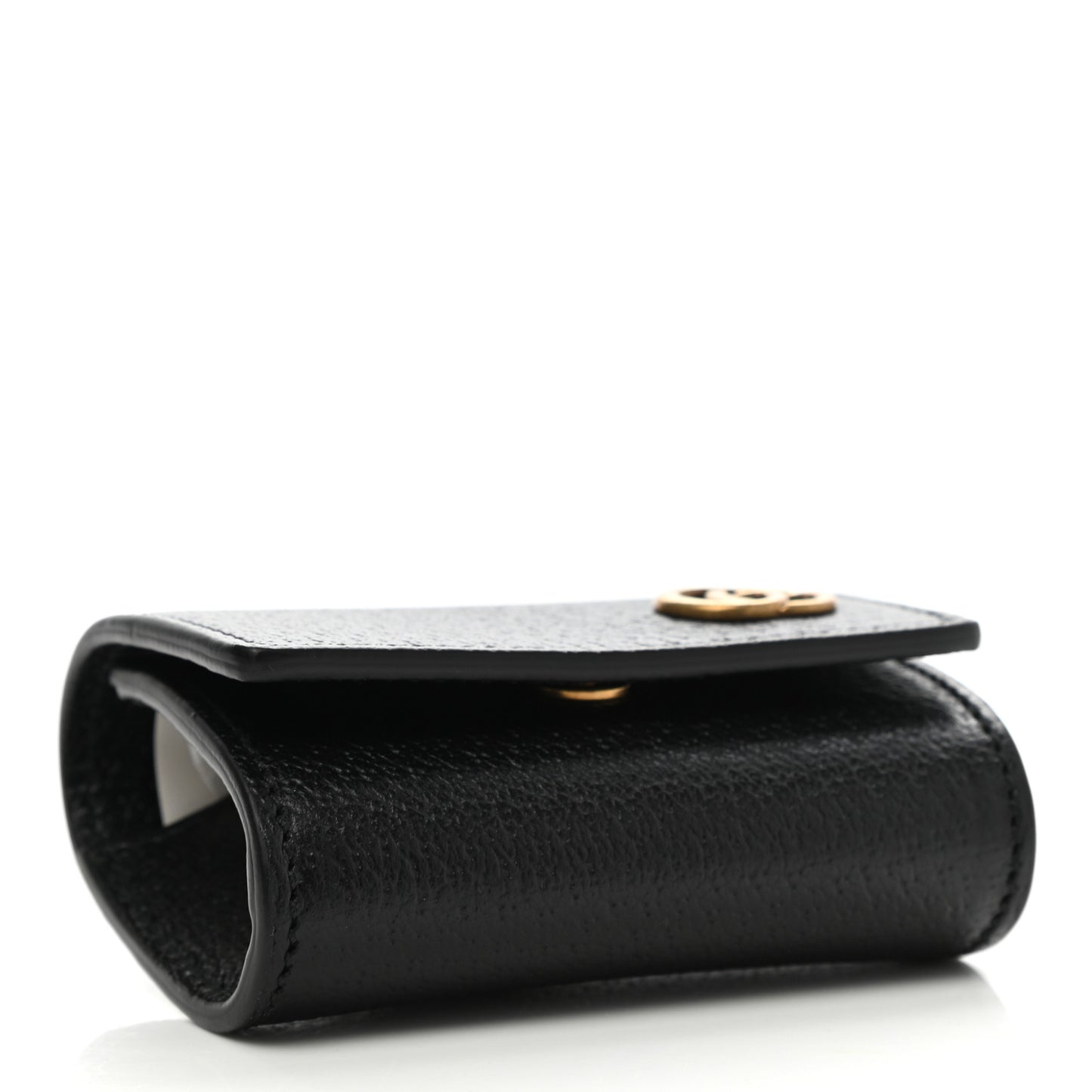 Calfskin Boar Effect GG Marmont AirPods Pro Case Black