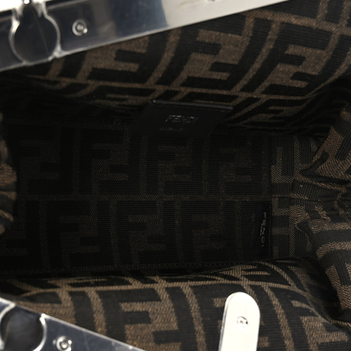 Fendi Shiny Nappa Snakeskin Small Fendi First Mirto 5 of 11