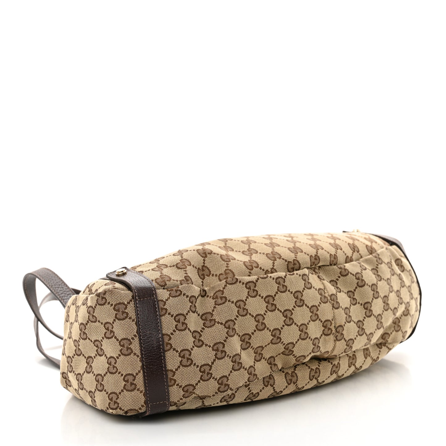 Monogram Medium Abbey Shoulder Bag Dark Brown