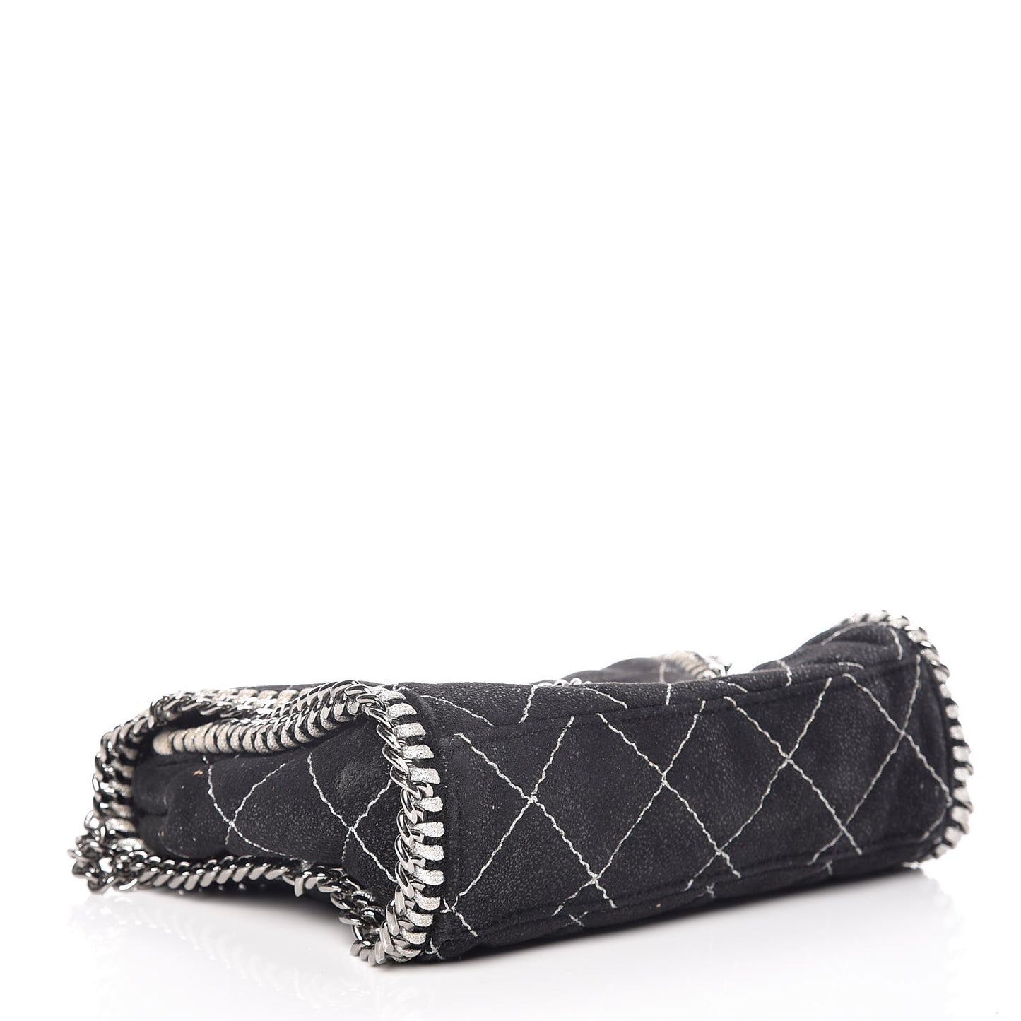 Shaggy Deer Quilted Mini Falabella Black