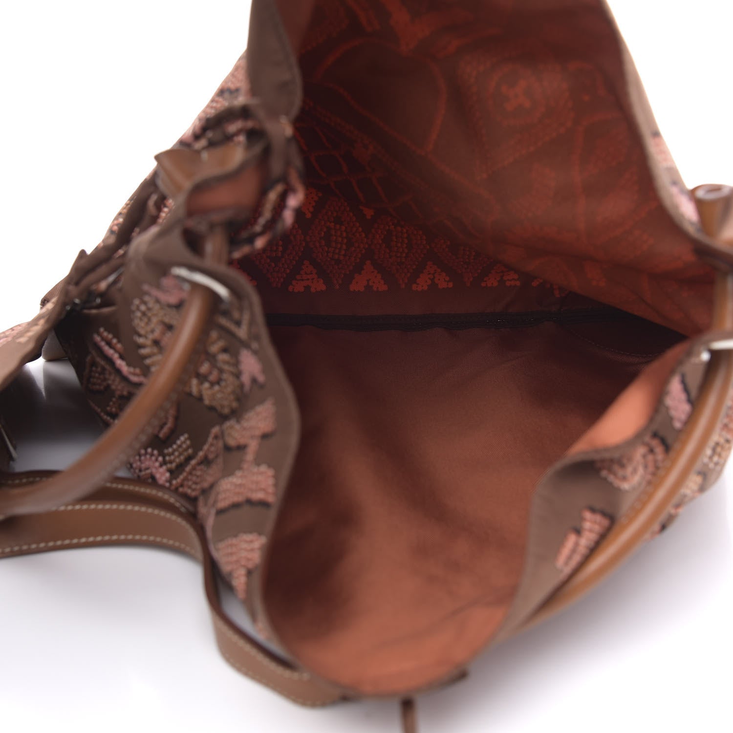 Hermes Silk Barenia Kelly En Perles Silky City 33 Bag Fauve Terre 5 of 9
