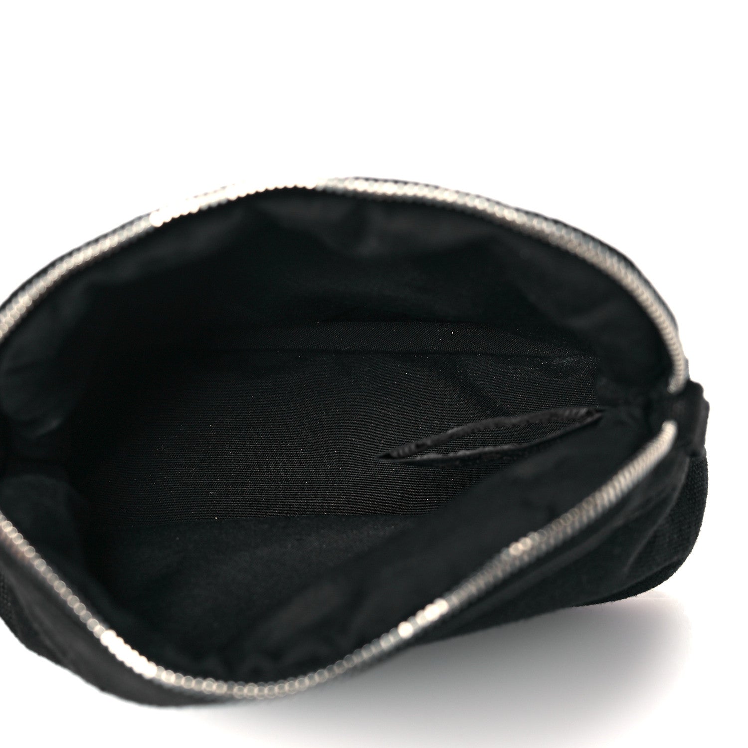 Hermes Cotton Canvas Mini Bolide Travel Cosmetic Pouch Black Black 5 of 11
