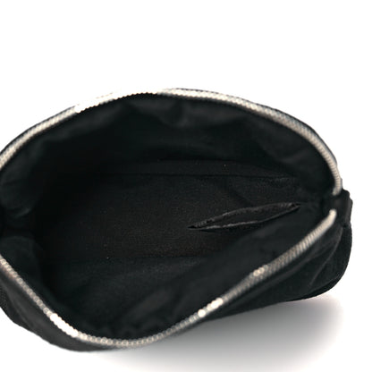 Hermes Cotton Canvas Mini Bolide Travel Cosmetic Pouch Black Black 5 of 11