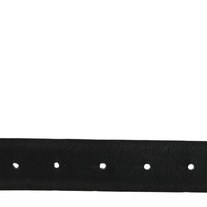 Chanel Calfskin Metal Crystal Quilted CC Belt 85 34 Black 3 of 5