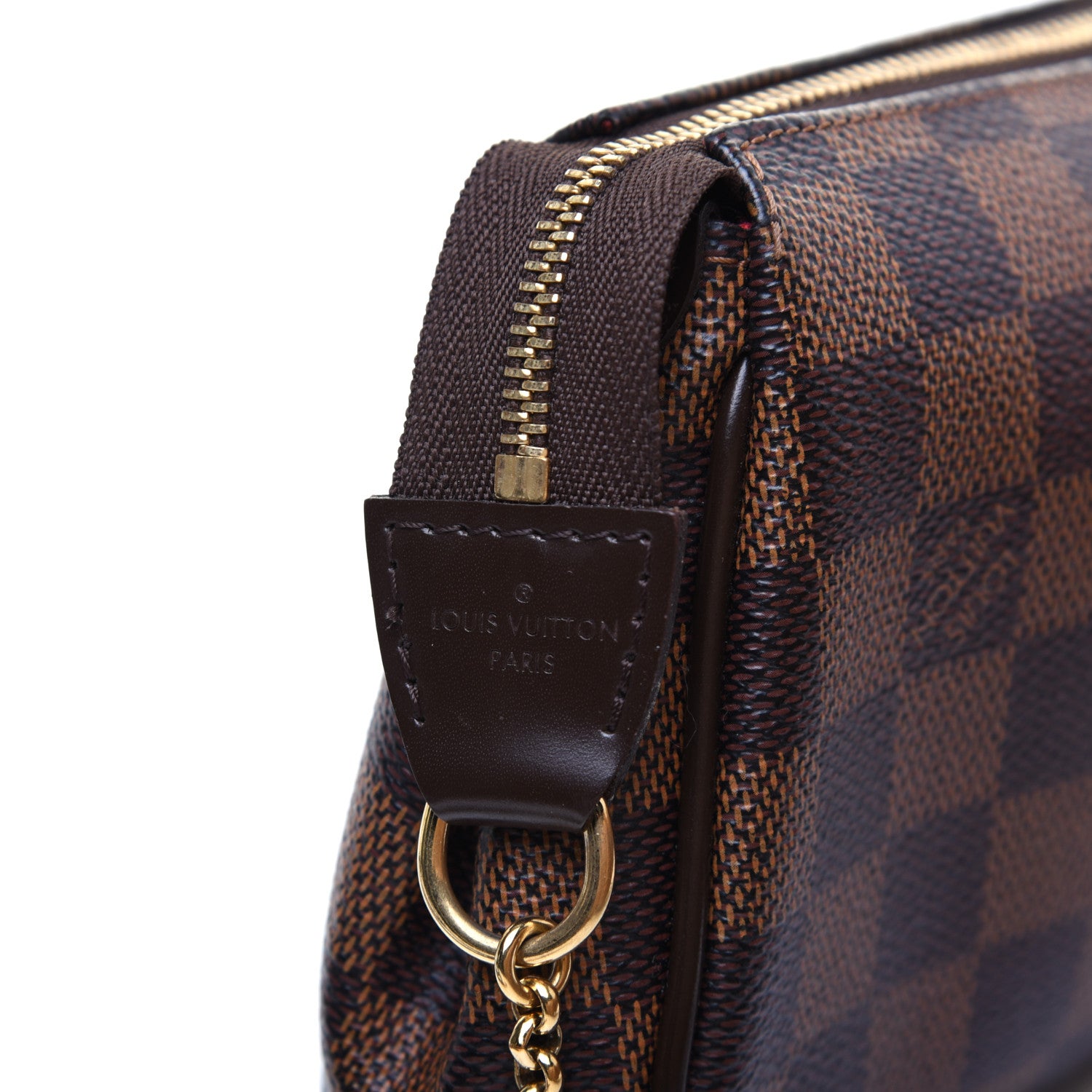 Louis Vuitton Damier Ebene Eva Clutch 9 of 13