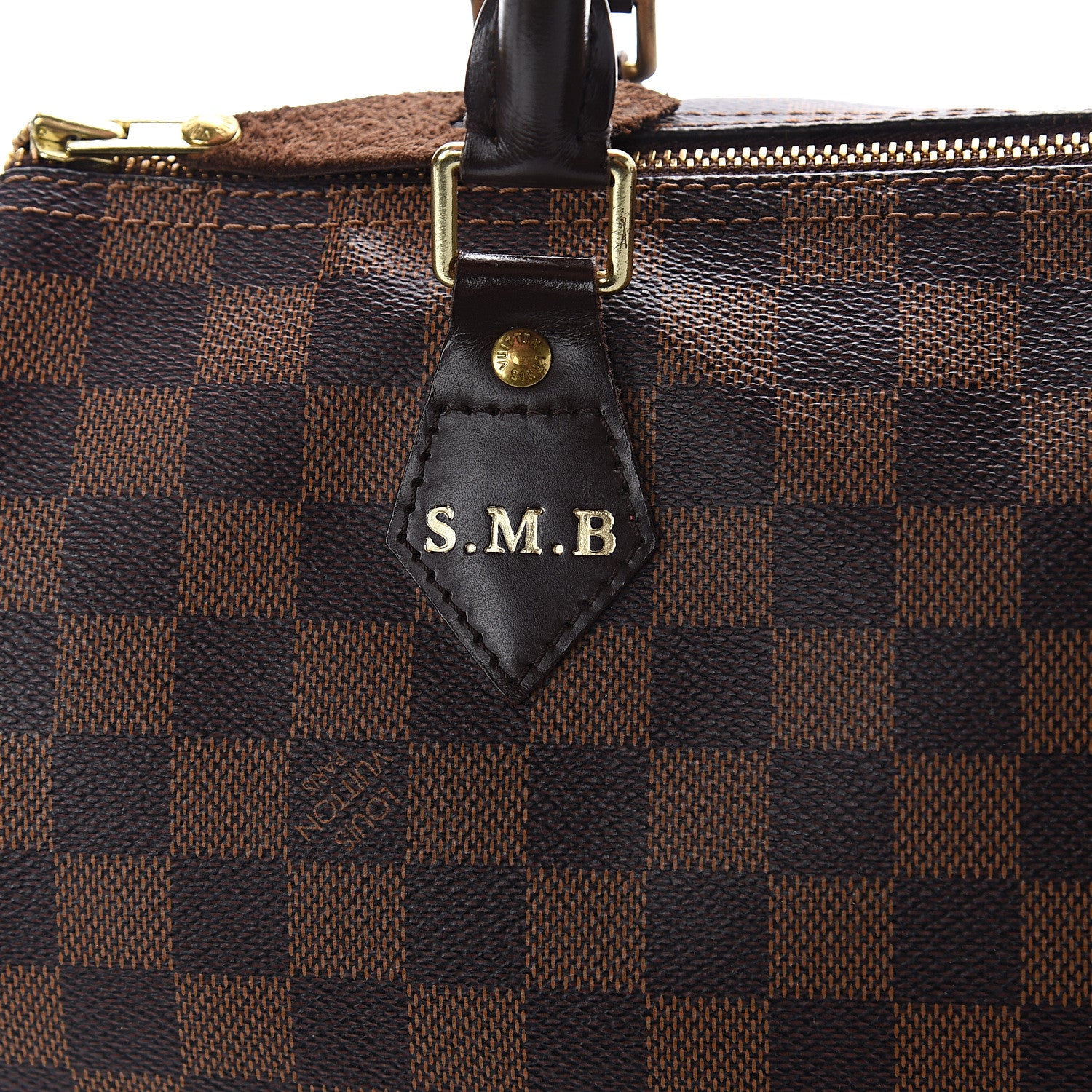 Louis Vuitton Damier Ebene Speedy 30 7 of 9