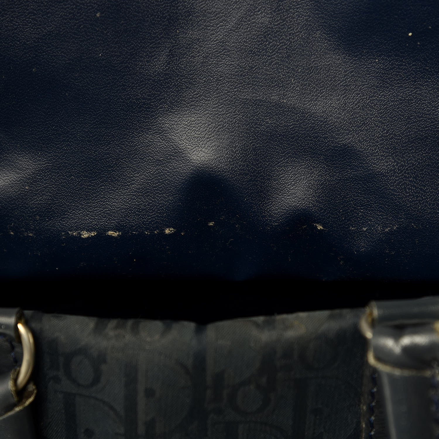 Christian Dior Monogram Boston Navy Blue 8 of 16