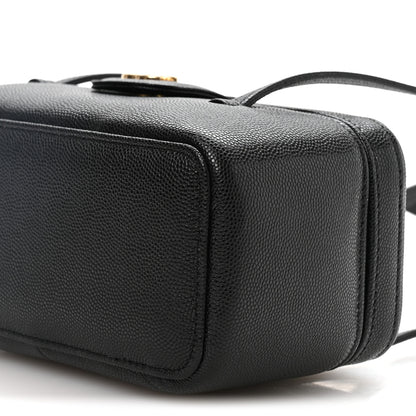 Chanel Shiny Caviar Preppy Coco Long Vanity With Strap Black 11 of 12