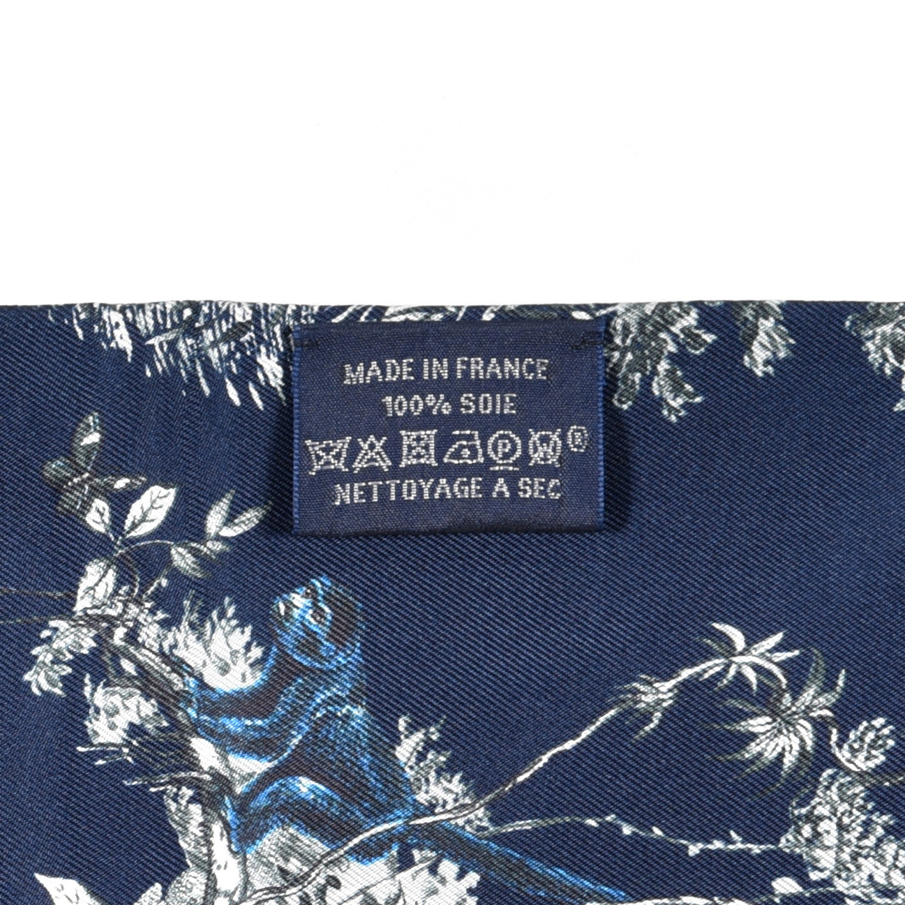 Silk Equateur Maxi Twilly Marine Bleu Gitane