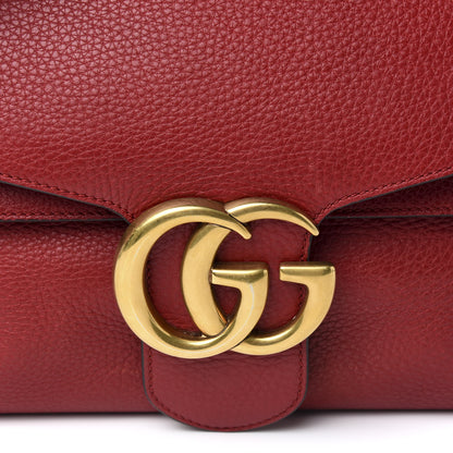 Gucci Cellarius Calfskin Large GG Marmont Shoulder Bag Vulcanic Red 7 of 10