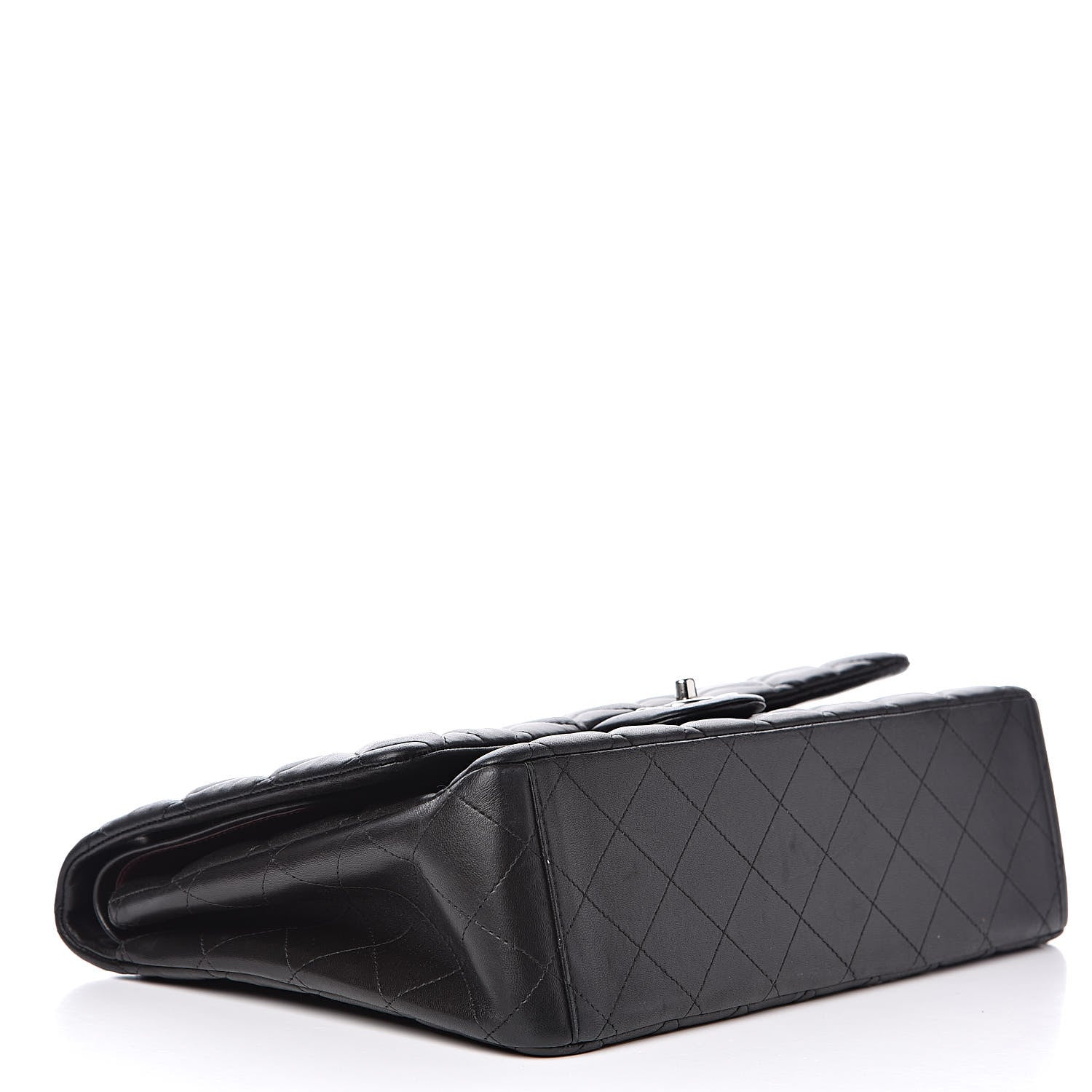 Chanel Lambskin Quilted Maxi Double Flap Black 4 of 20