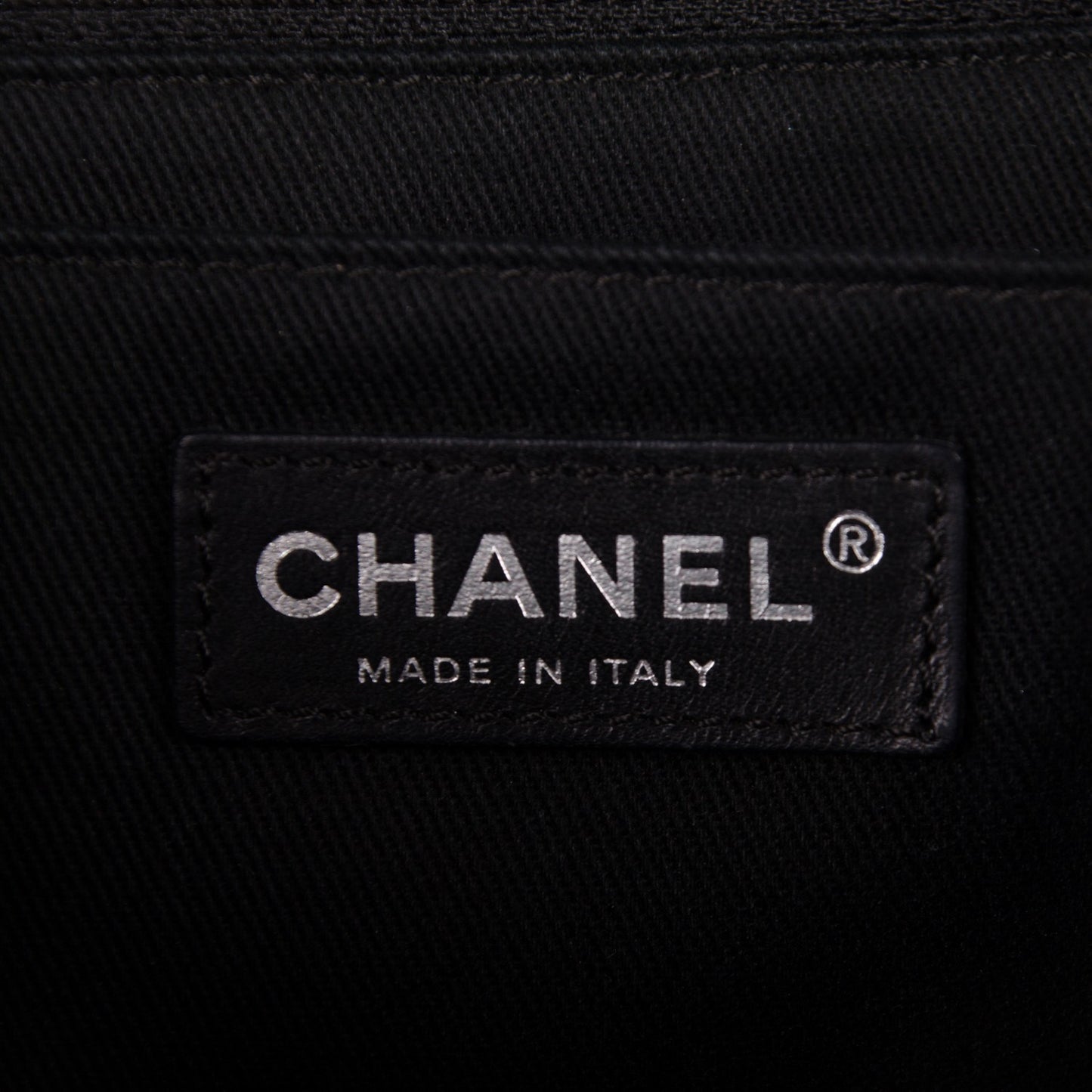 Vinyl Quilted In the Business Flap Bag Black