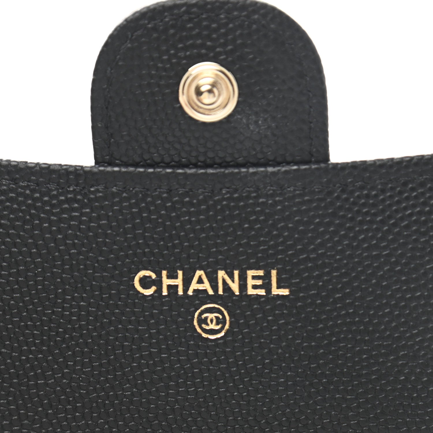 Chanel Caviar Quilted Medium Flap Wallet Black 6 of 8
