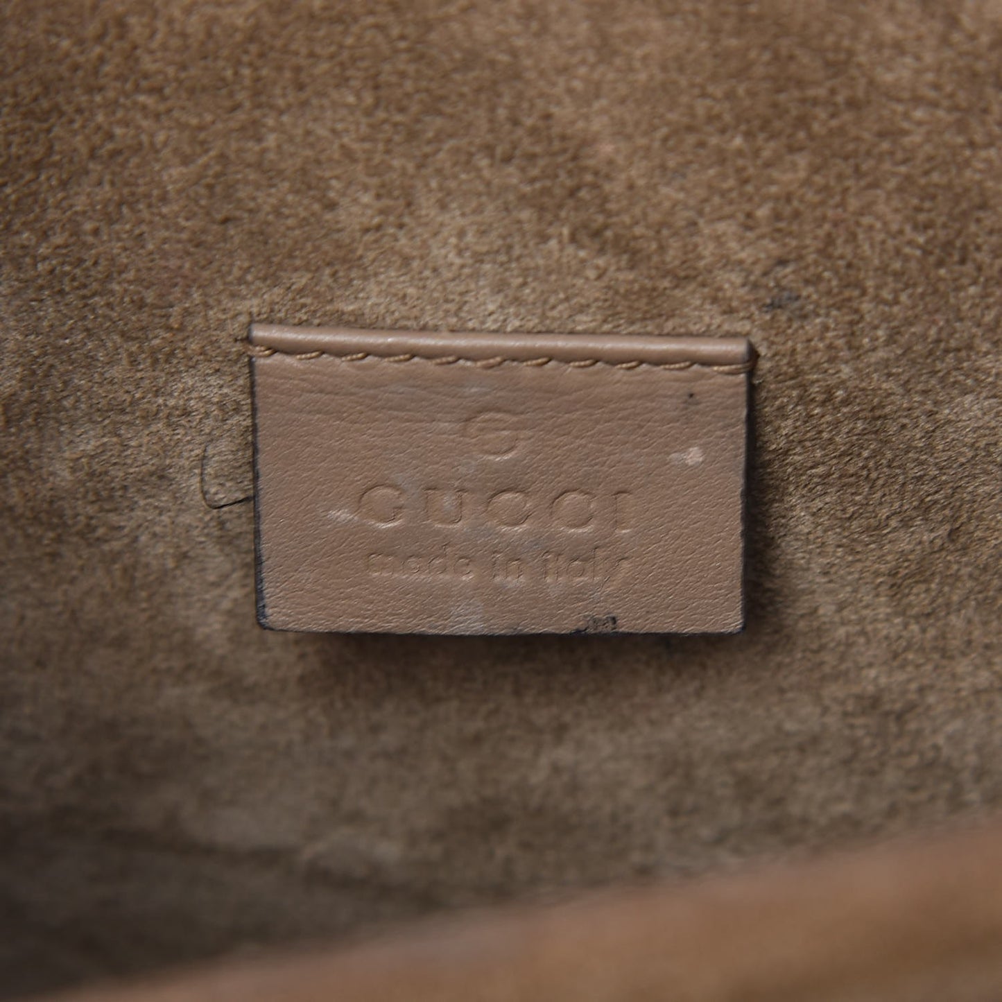 GG Supreme Monogram Mini Dionysus Shoulder Bag Taupe