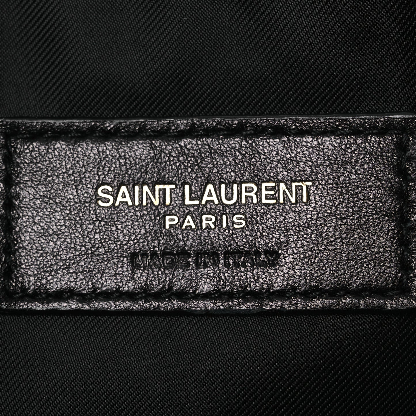 Lambskin Quilted Gaby Cosmetic Pouch Black