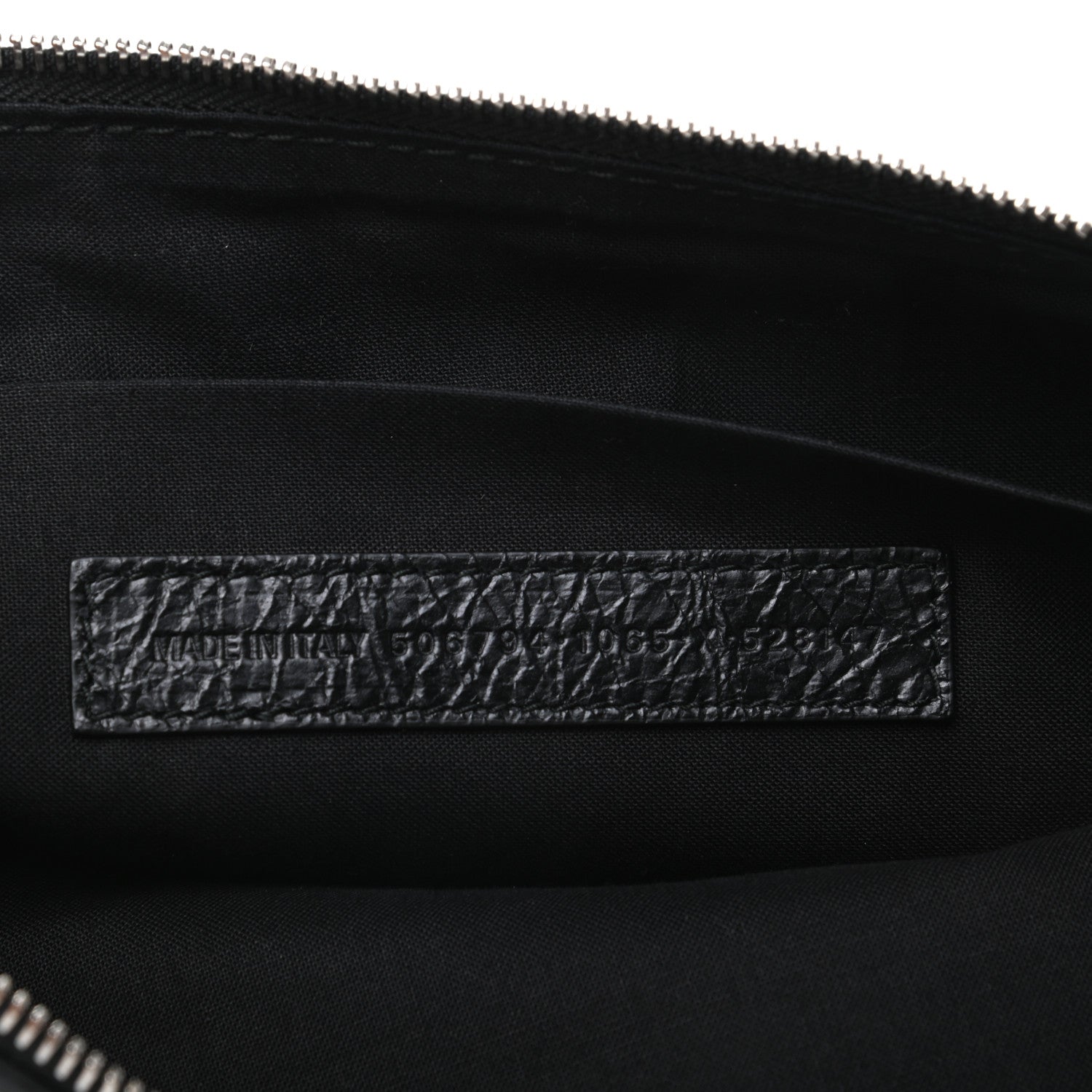 Balenciaga Lambskin Supermarket I Love Techno Pouch Black 7 of 7