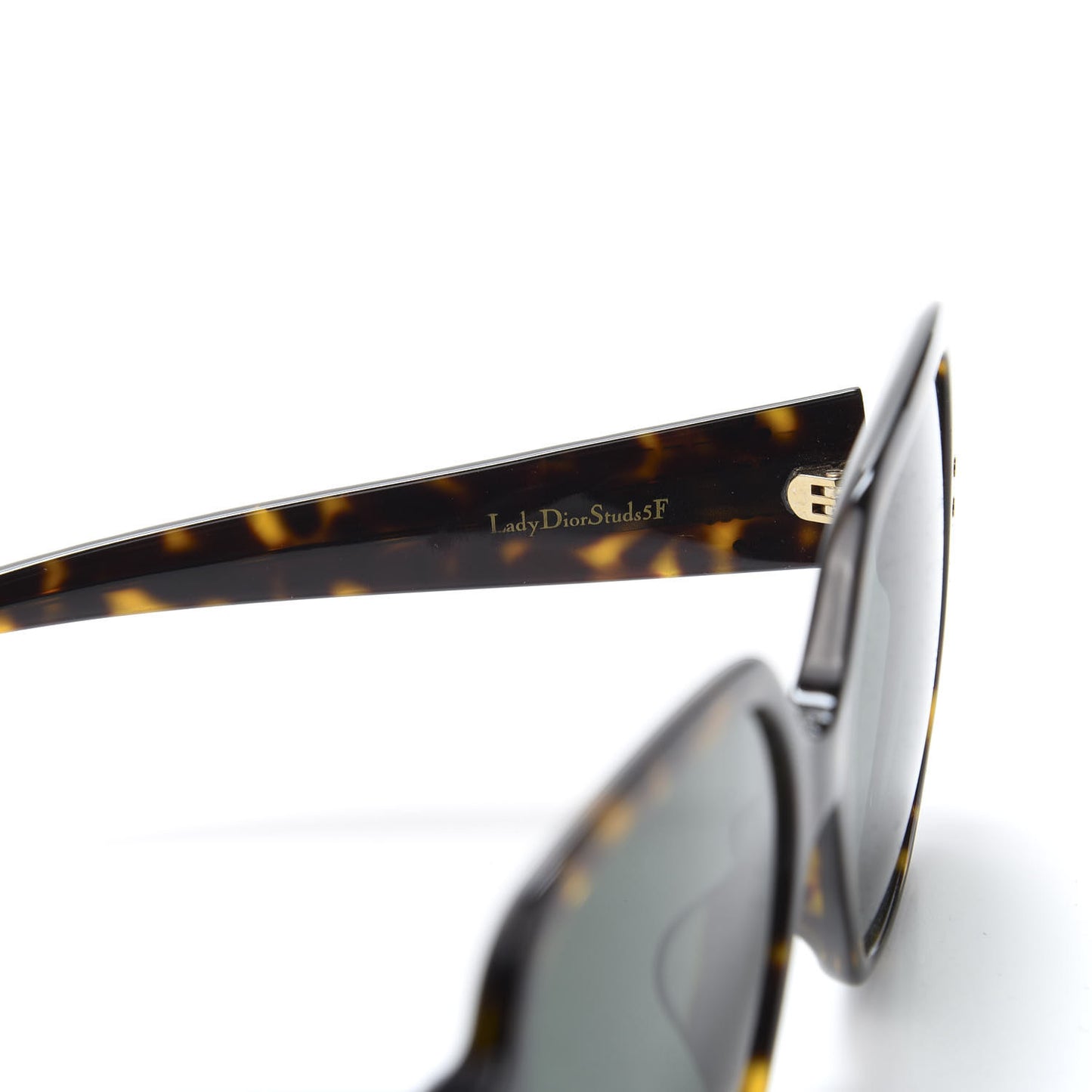 Lady Dior Studs 5F Sunglasses Tortoise