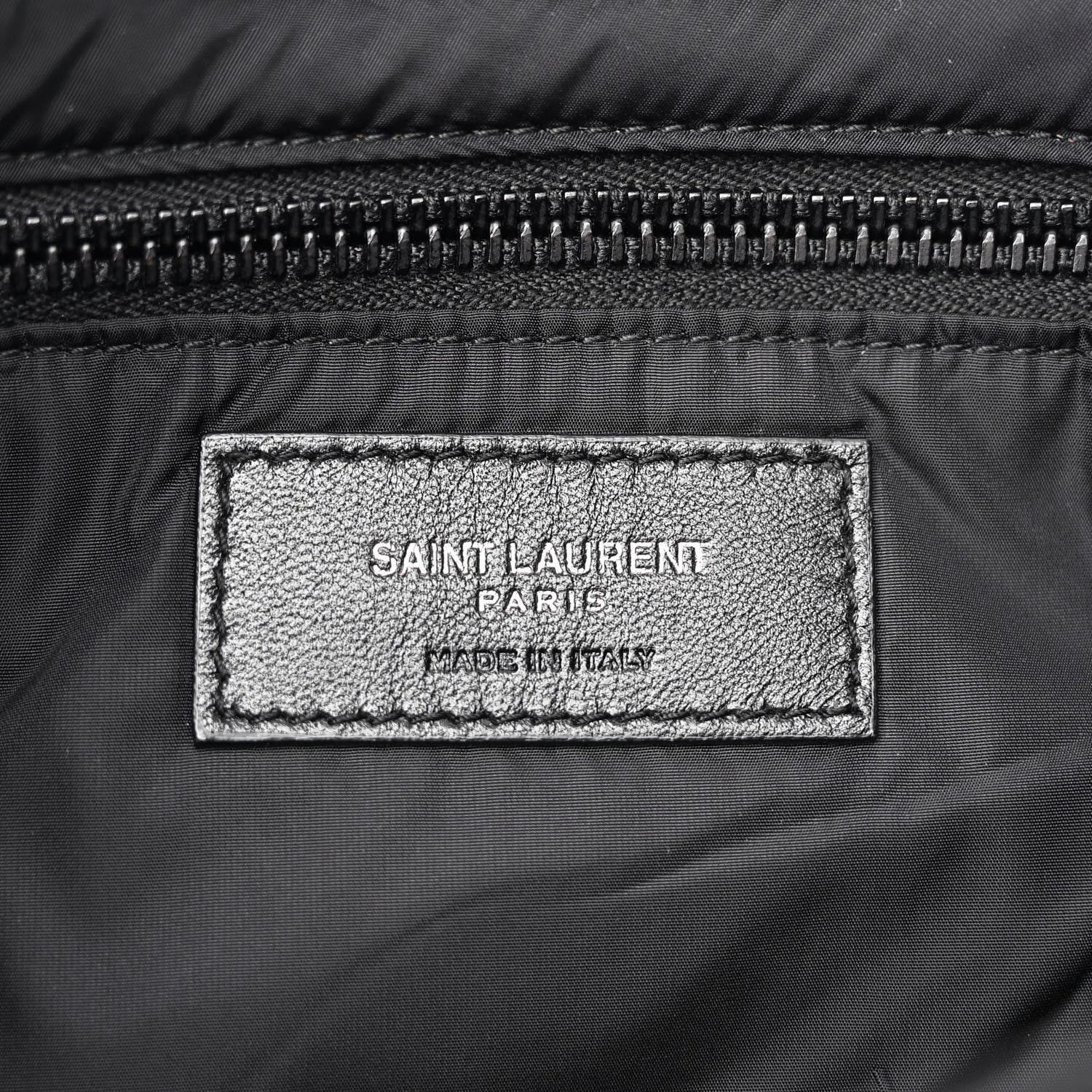 Saint Laurent Econyl Nylon Le 5 A 7 Hobo Black White 6 of 10
