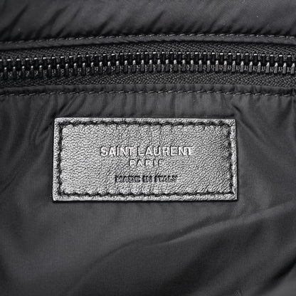 Saint Laurent Econyl Nylon Le 5 A 7 Hobo Black White 6 of 10