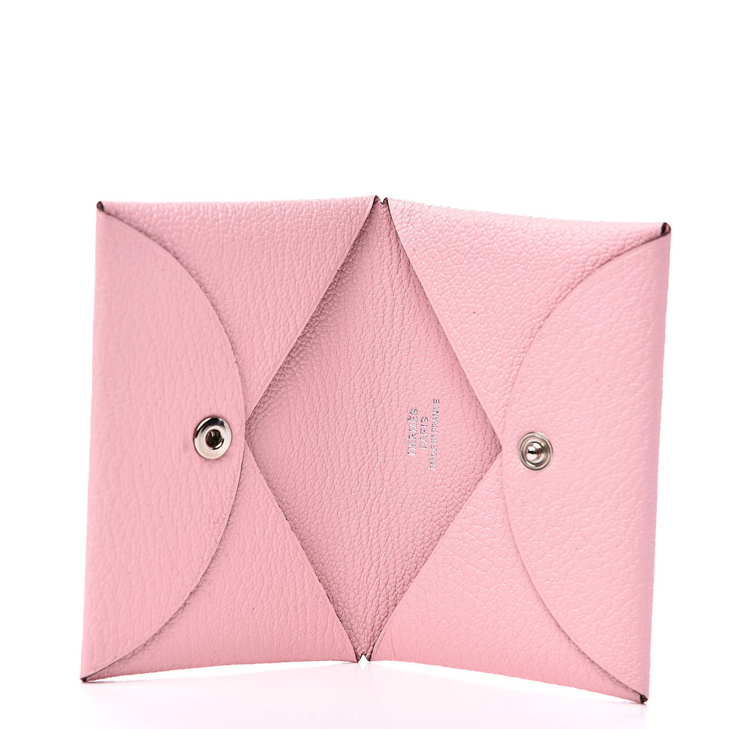Chevre Mysore Calvi Card Case Rose Sakura