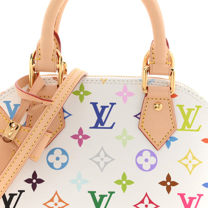 Louis Vuitton LV X TM Monogram Multicolor Alma BB White 7 of 9