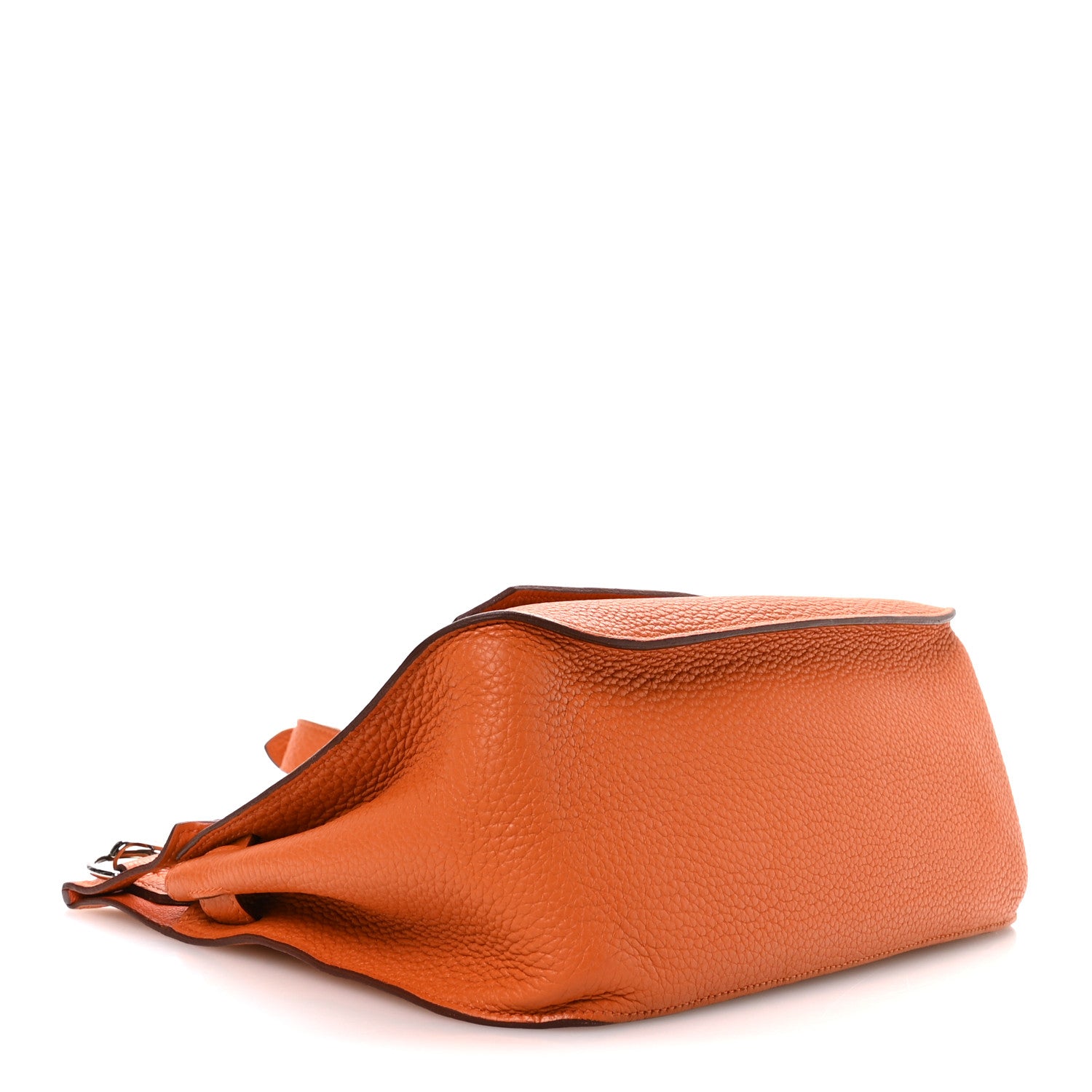 Hermes Taurillon Clemence Jypsiere 28 Orange 4 of 11