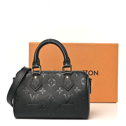 Louis Vuitton Empreinte Monogram Nano Speedy Black 10 of 10