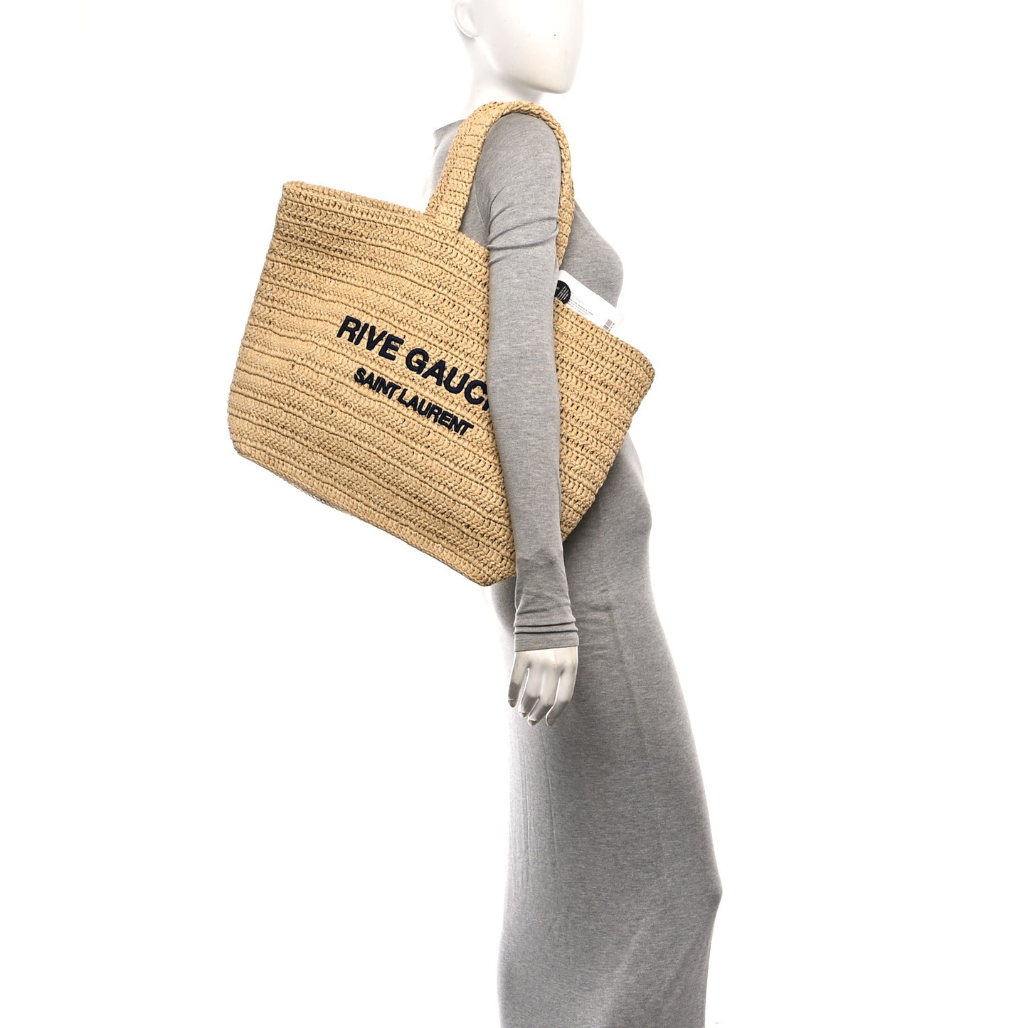 Raffia Rive Gauche Tote Natural