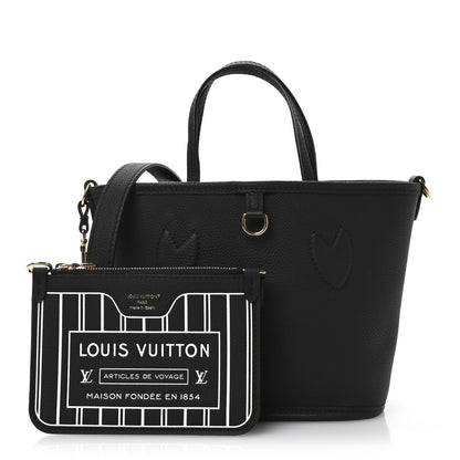 Louis Vuitton Monogram Neverfull Inside Out Bandouliere BB Black 4 of 16