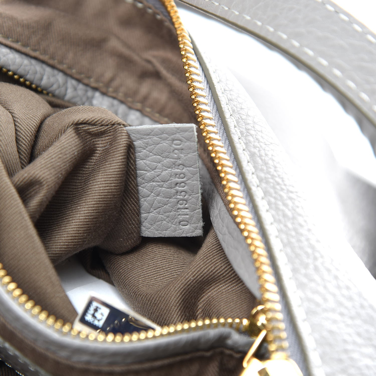 Chloe Calfskin Medium Marcie Satchel Cashmere Grey 7 of 18